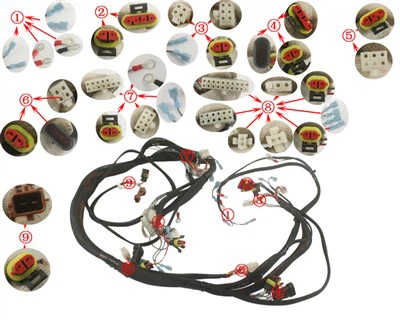 Faisceau de câbles électrique complet 11573810501, pièces d'origine pour chariot élévateur Linde