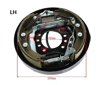 Ensemble de frein de roue 3EB-30-31111(LH)/3EB-30-31121(RH) pour C14,1283